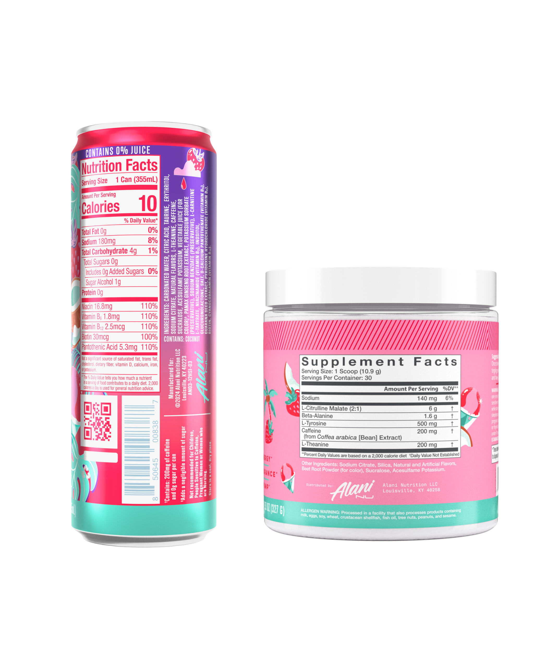 Energy Drink & Pre-Workout - Hawaiian Shaved Ice